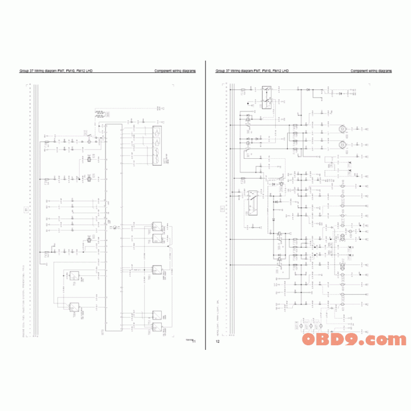 Download Volvo Trucks FM9 FM12 FH12 FH16 NH12 VERSION2 Wiring Diagram